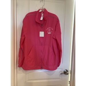 FABLETICS Women's Size XL pink tropic  Full Zip Lightweight Jacket NWT $89